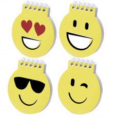 LIBRETA EMOJI PACK 4 UNI